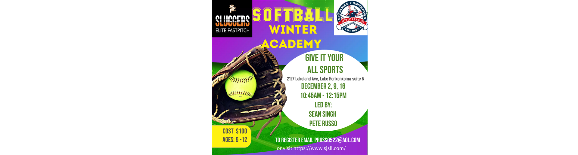 Winter Academy Softball Clinic